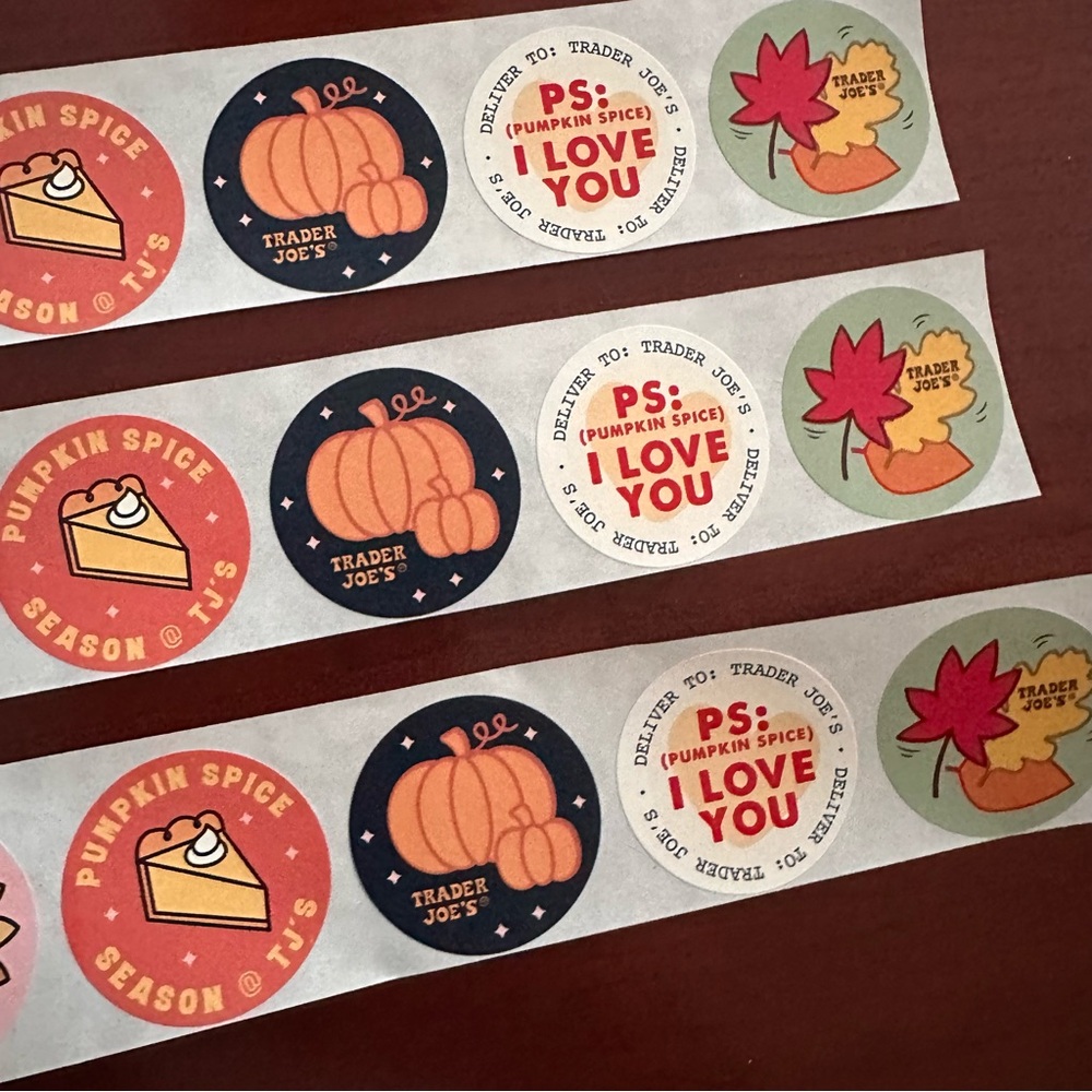 Trader Joe’s Fall Seasonal Sticker Set - Multicolor 🎃 - Picture 6 of 6